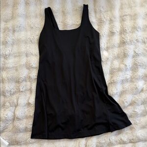 Black Sleeveless Athletic Dress